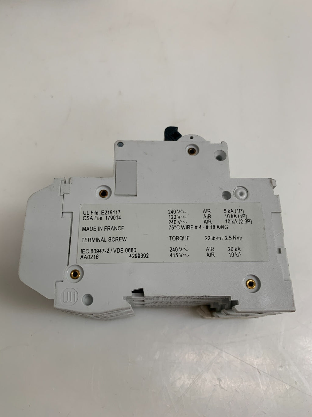 SCHNEIDER / Merlin Gerin  Multi 9   Circuit Breaker  C60N  (Lot of 3)2