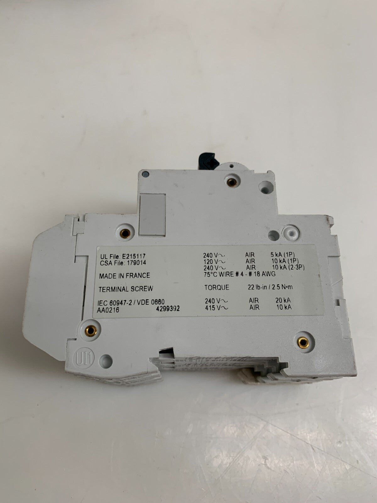 SCHNEIDER / Merlin Gerin  Multi 9   Circuit Breaker  C60N  (Lot of 3)2