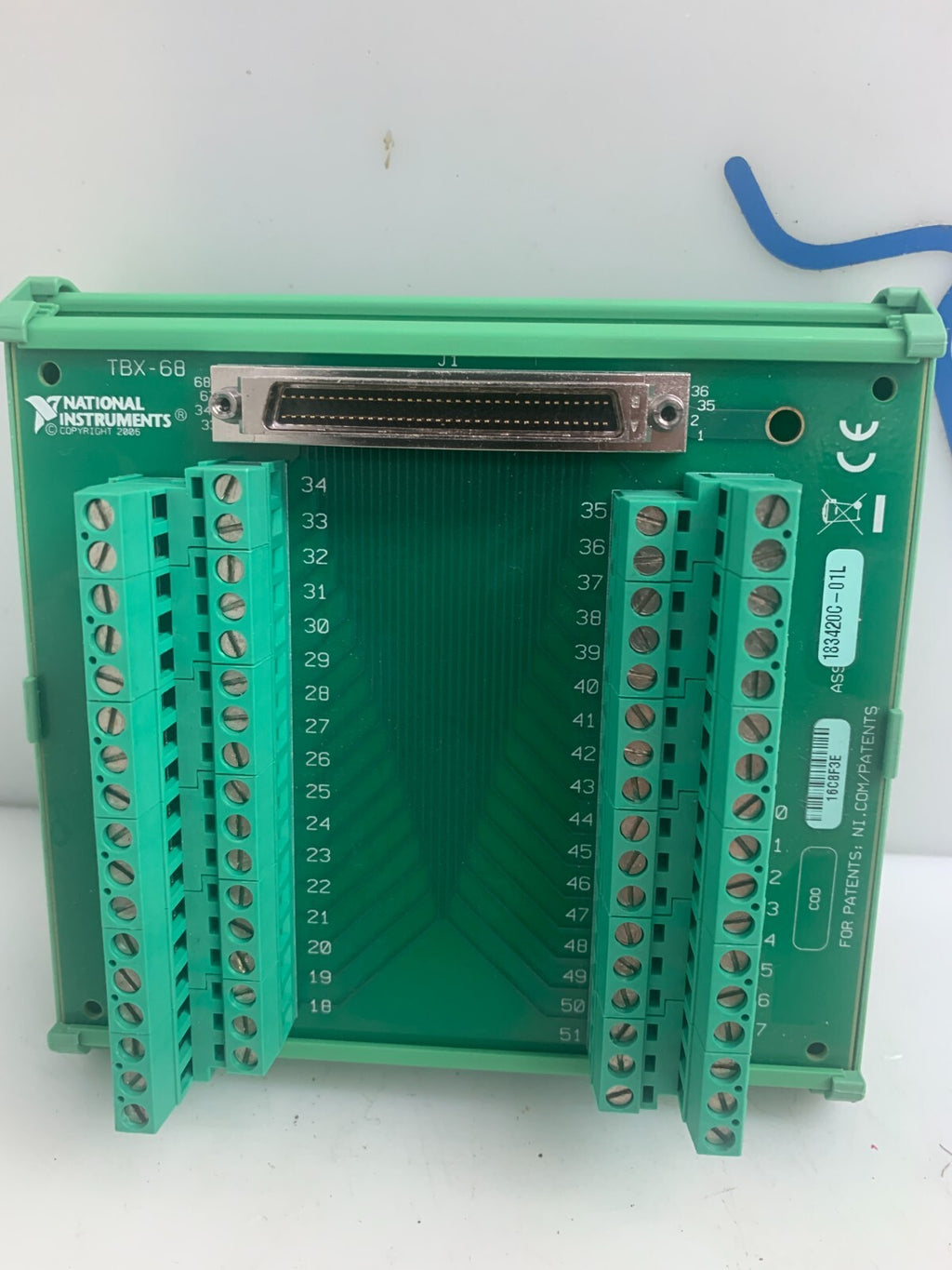 NATIONAL INTRUMENTS  TBX-68  Terminal Block 777141-011