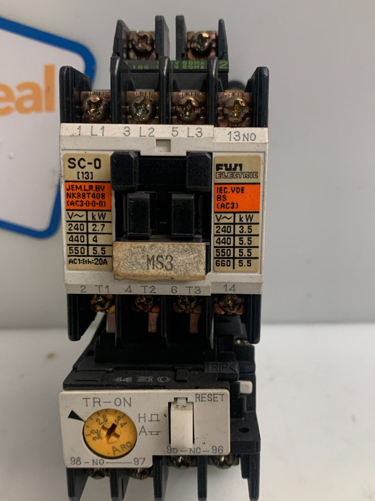 FUJI  ELECTRIC SC-0 (13) Magnetic Contactor Overload Relay1
