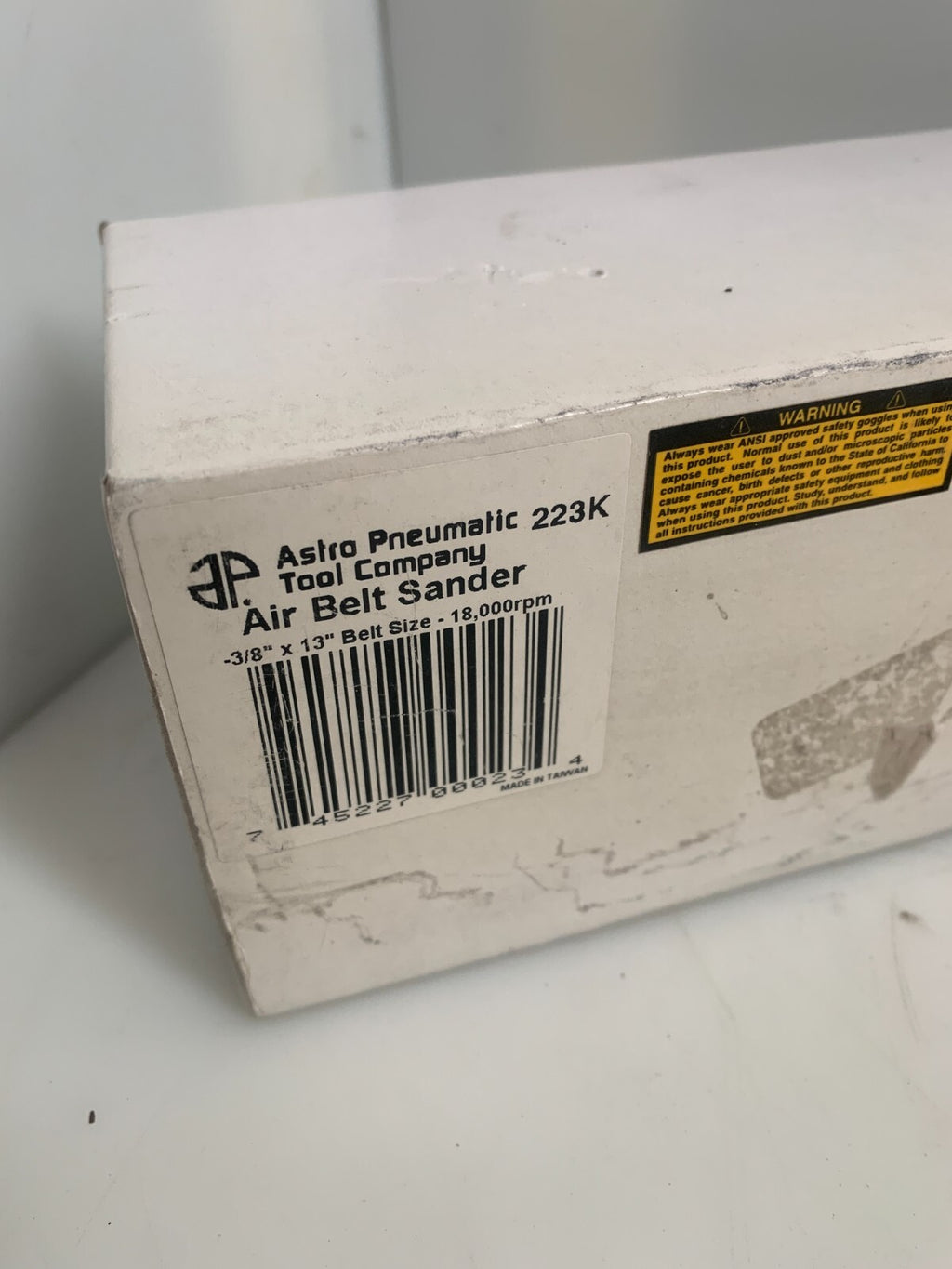 ASTRO PNEUMATIC TOOL AIR BELT SANDER 223K1