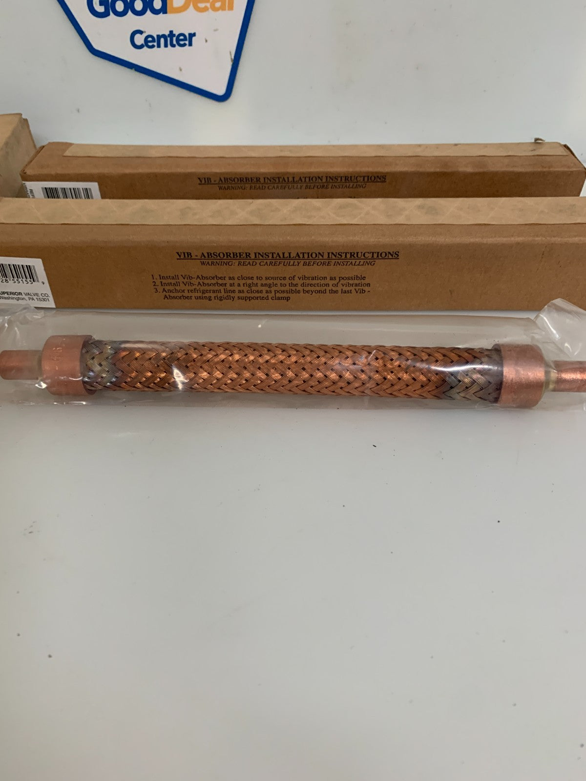 LOT OF 5 SUPERIOR VALVE V3SV VIBRATION ABSORBER 3/8"