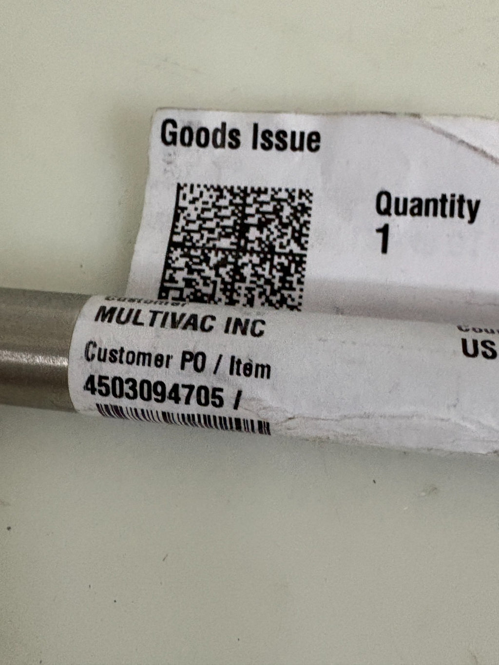 MULTIVAC SPOR SHAFT #106234942