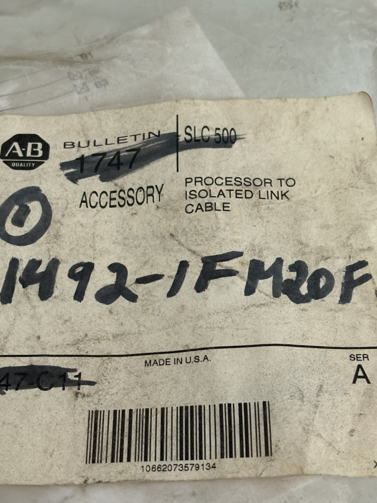 ALLEN BRADLEY INTERFACE MODULE 1492-IFM20F3