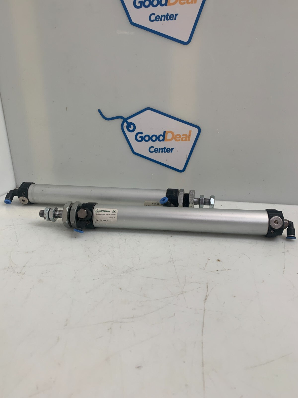 Lot of 2 Pneumax Scorpion Pneumatic Cylinder 1261.25.165.A