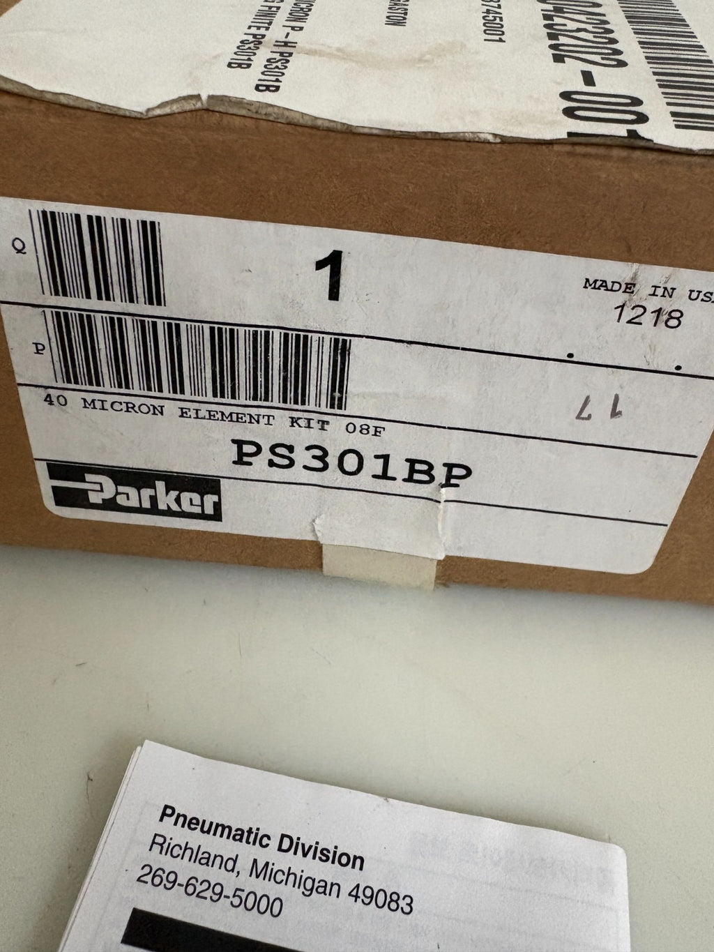 PARKER HYDRAULIC FILTER ELEMENT GASKETS KITS PS301BP