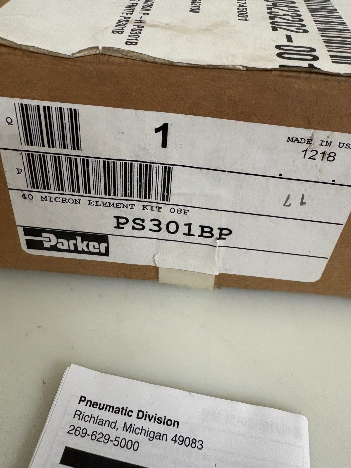 PARKER HYDRAULIC FILTER ELEMENT GASKETS KITS PS301BP