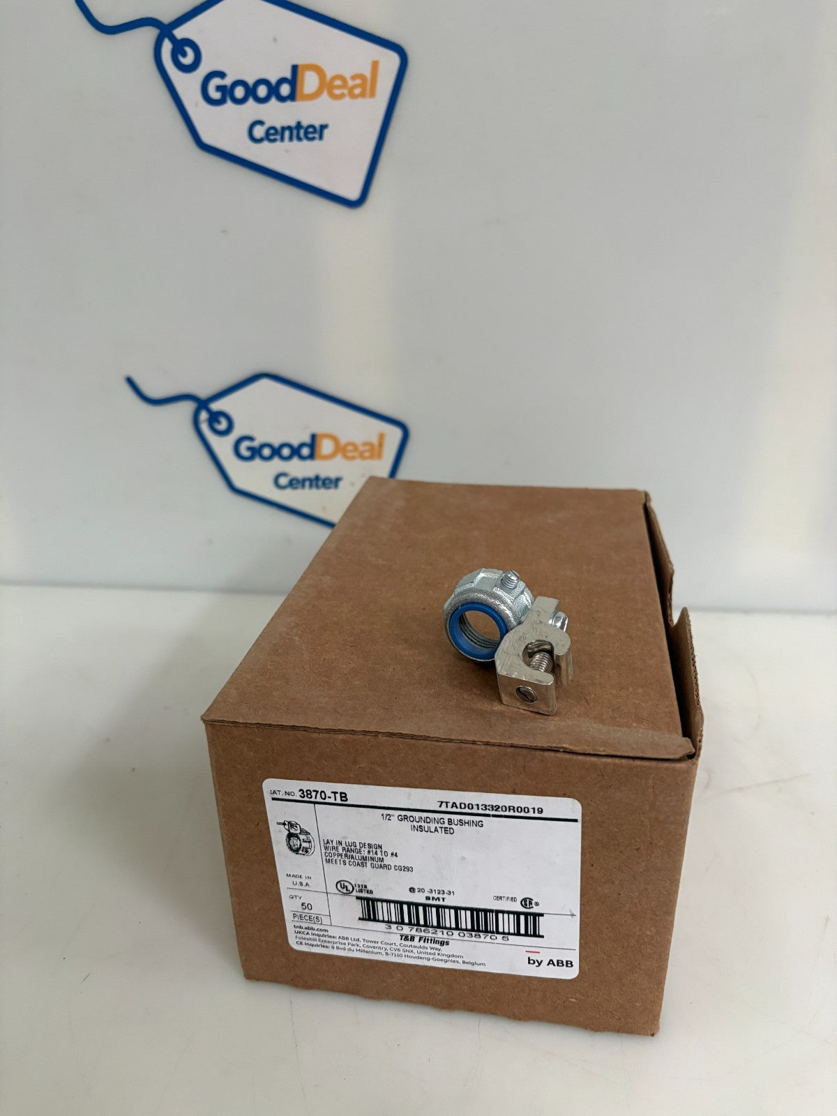 THOMAS & BETTS ABB 3870-TB 1/2" GROUNDING BUSHING 50 PER BOX0