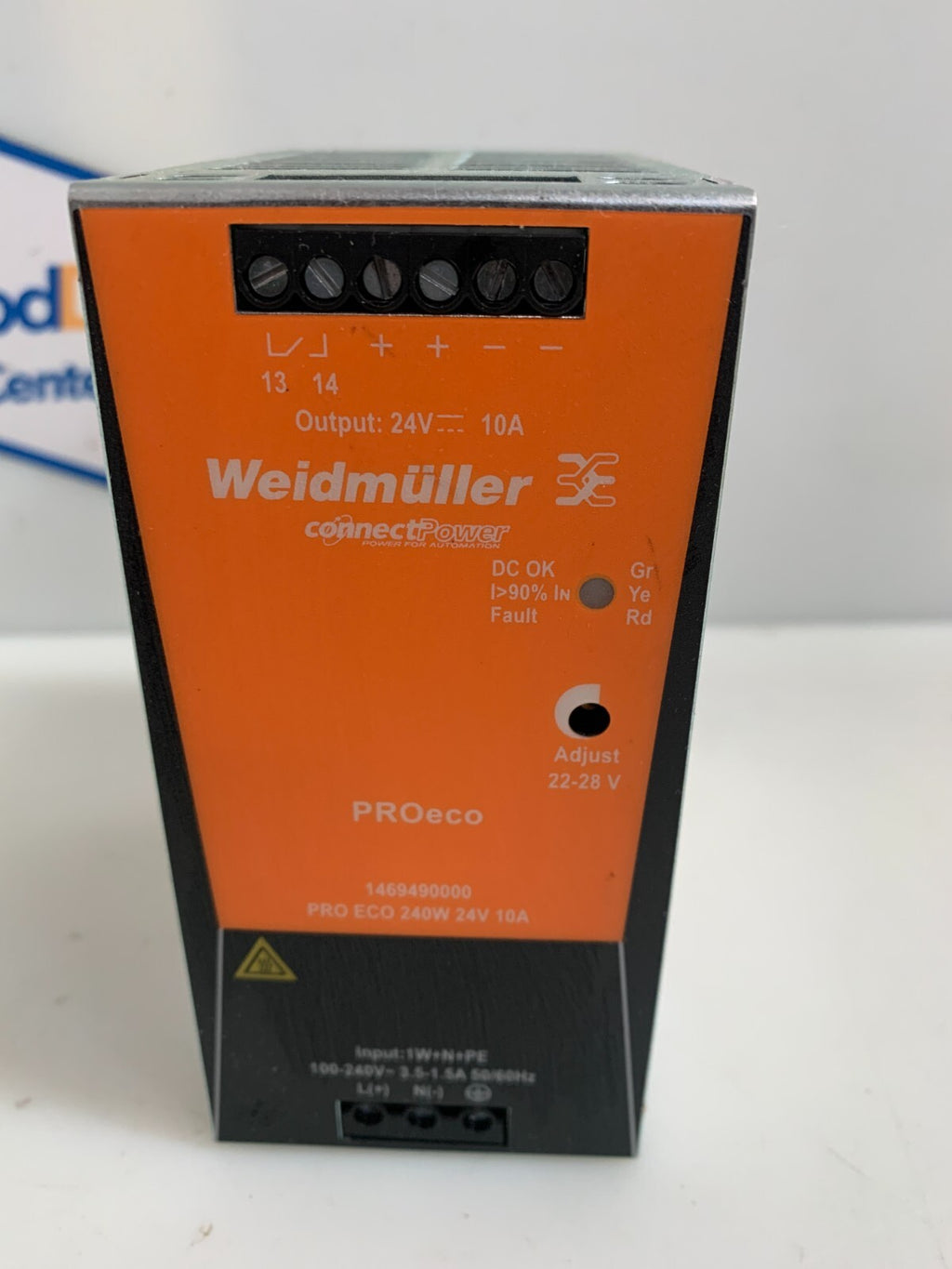 WEIDMULLER POWER SUPPLY PRO ECO 240W 24V 10 A 1469490000