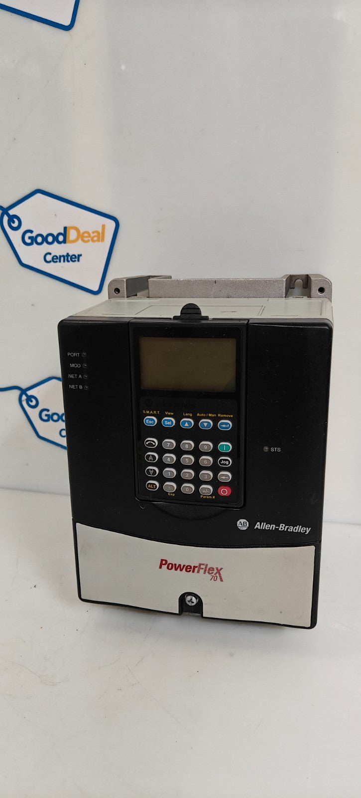 ALLEN BRADLEY 6HP POWER FLEX 70 MOTOR DRIVE 20A E 6P1A 3 AYNNECO SER A0