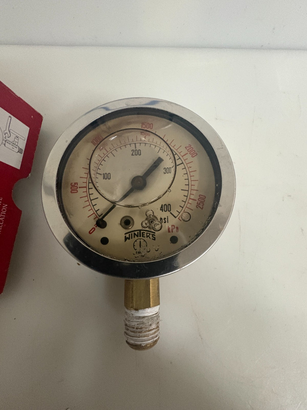 WINTERS 2.5" PRESSURE GAUGE 0-200 PSI PFQ806
