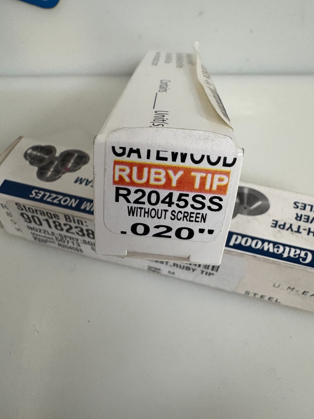 LOT OF 8 GATEWOOD RUBY TIP SPRAY NOZZLE R2045SS 0.20 WITHOUT SCREEN