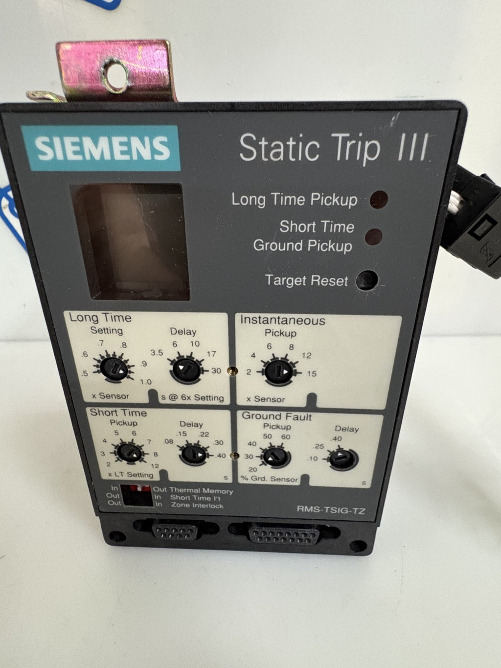 SIEMENS STATIC TRIP III RMS-TSIG-TZ