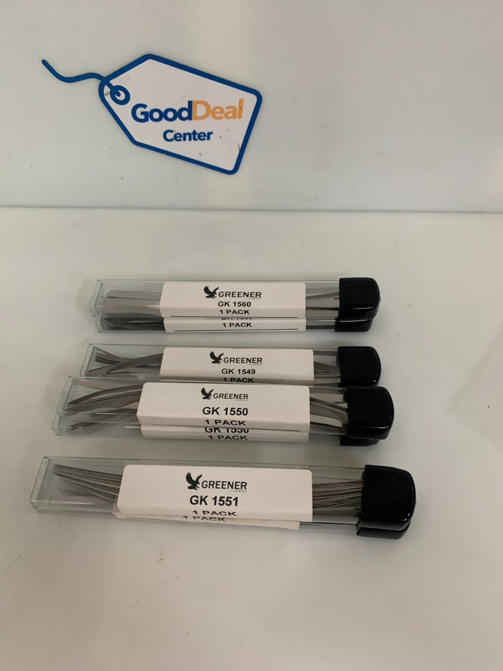 LOT OF 7 GREENER SHIM STOCK 1XGK1549 2XGK1551  2XGK1560 2XGK1550 20/TUBE