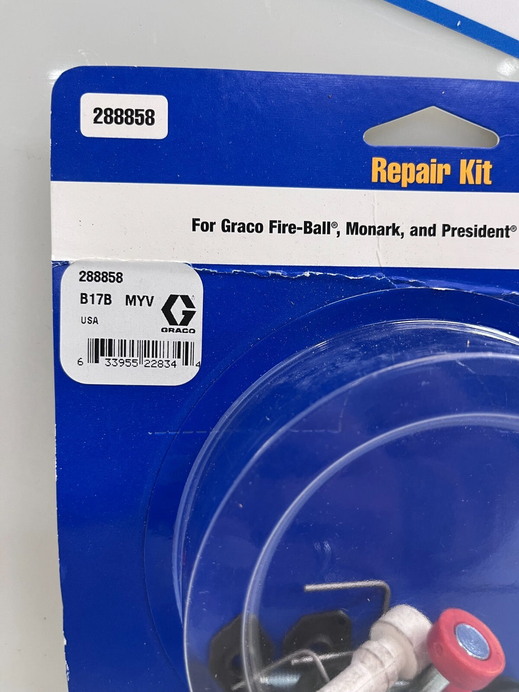 GRACO 288858 Air Valve Repair Kit  B17B MYV