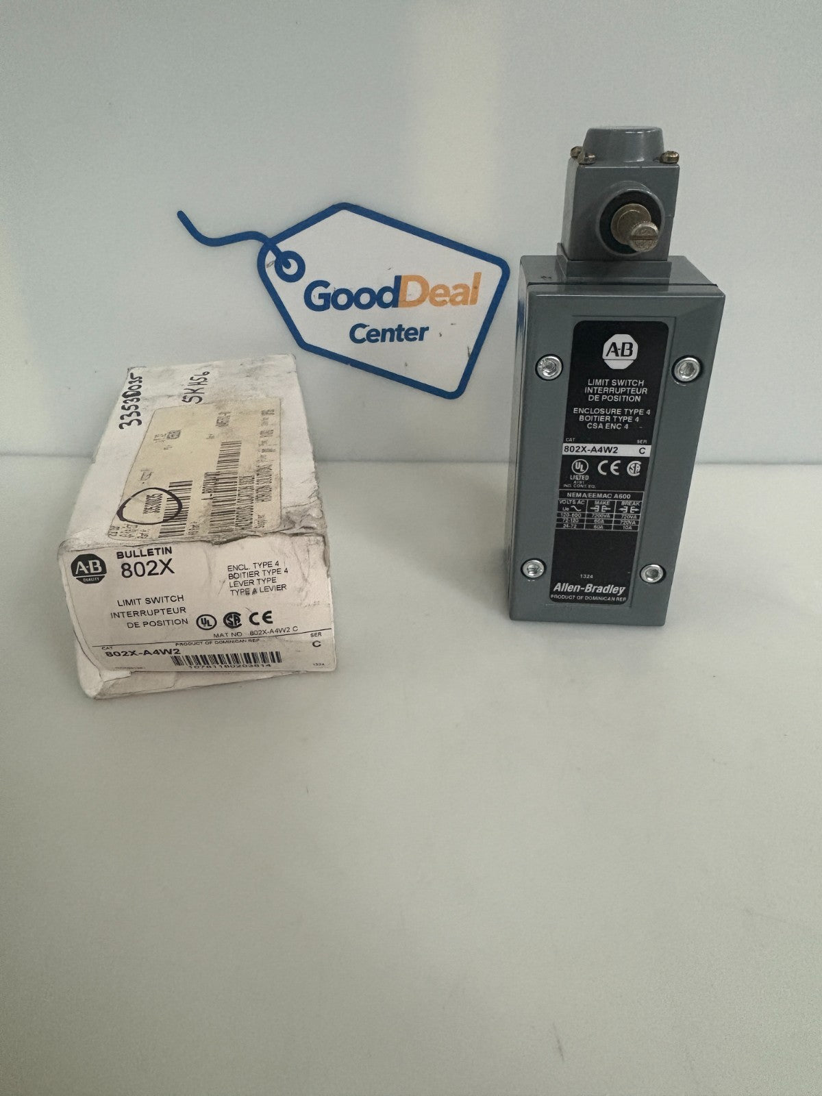 ALLEN BRADLEY LIMIT SWITCH 802X-A4W20