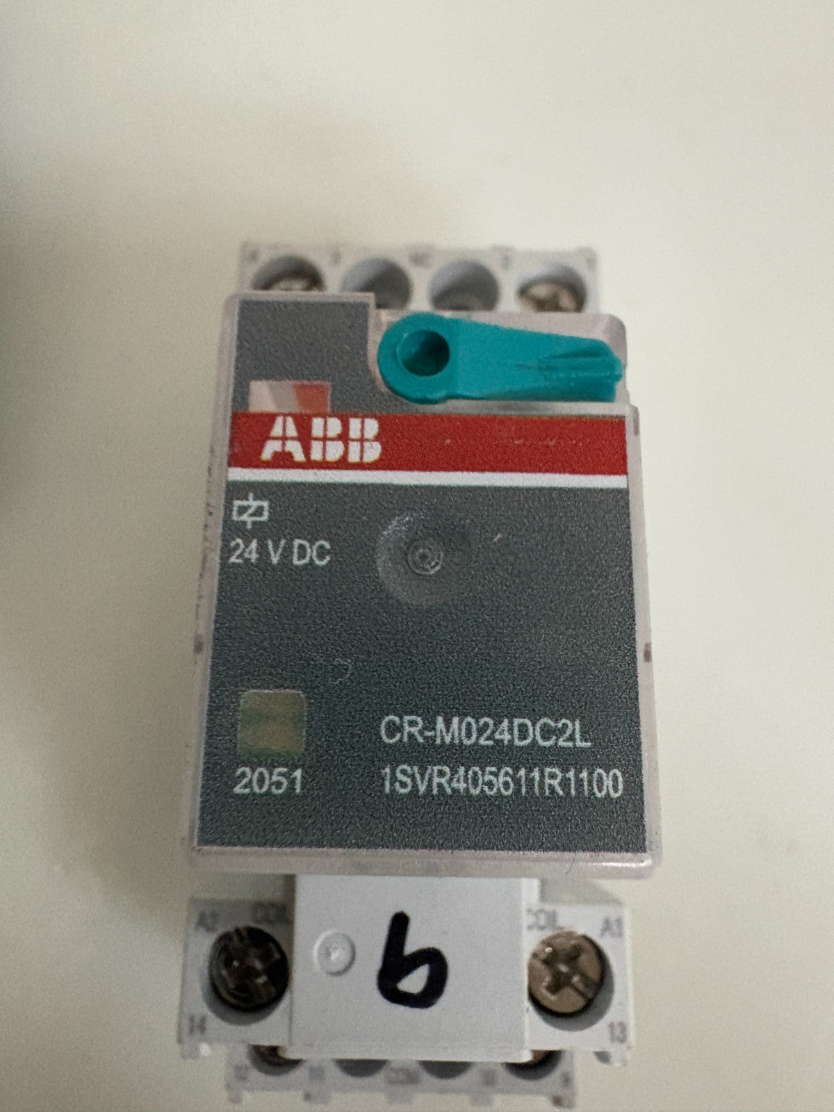 LOT OF 3 ABB FUSE RELAY CR-M024DC2L W/ABB CR-M2SS AND CR-P/M22 PROTECTIVE MODULE1