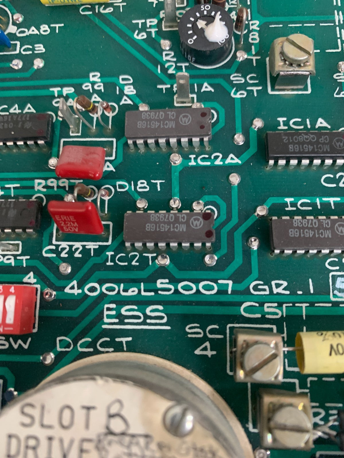 GENERAL ELECTRIC PROTECTIVE CONTROL CIRCUIT BOARD 4006 L 5007 GRI2