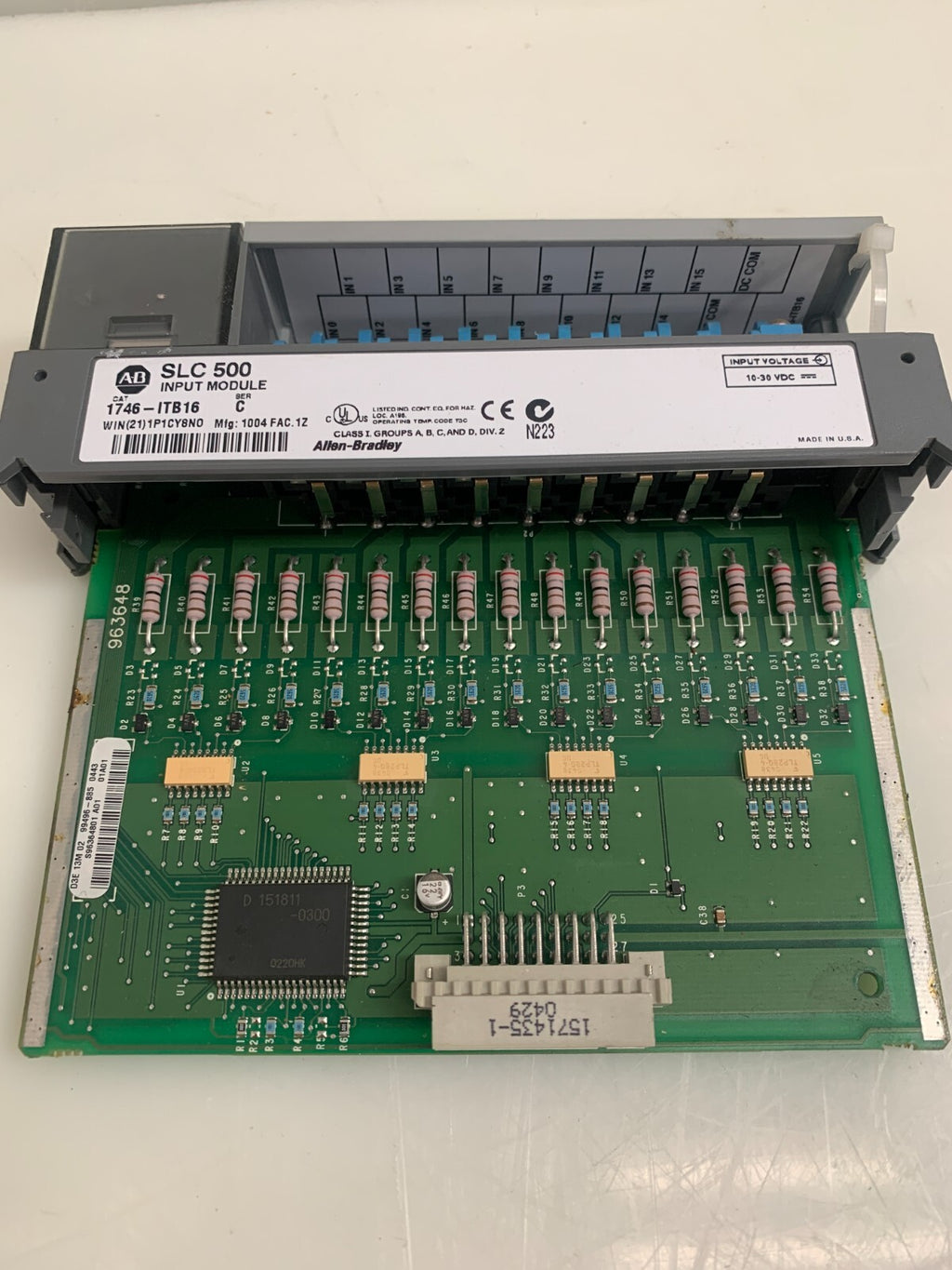 ALLEN BRADLEY  SLC 500  Input Module   1746-ITB16  C2