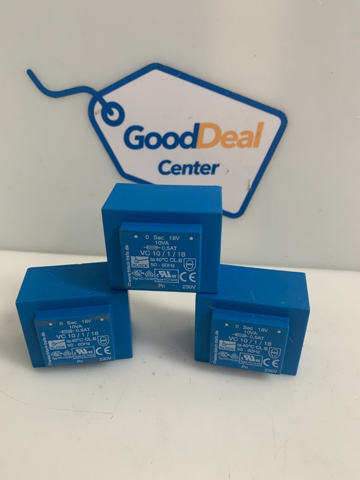 LOT OF 3 TRAFO BLOCK TRANSFORMER VC 10/40 522346