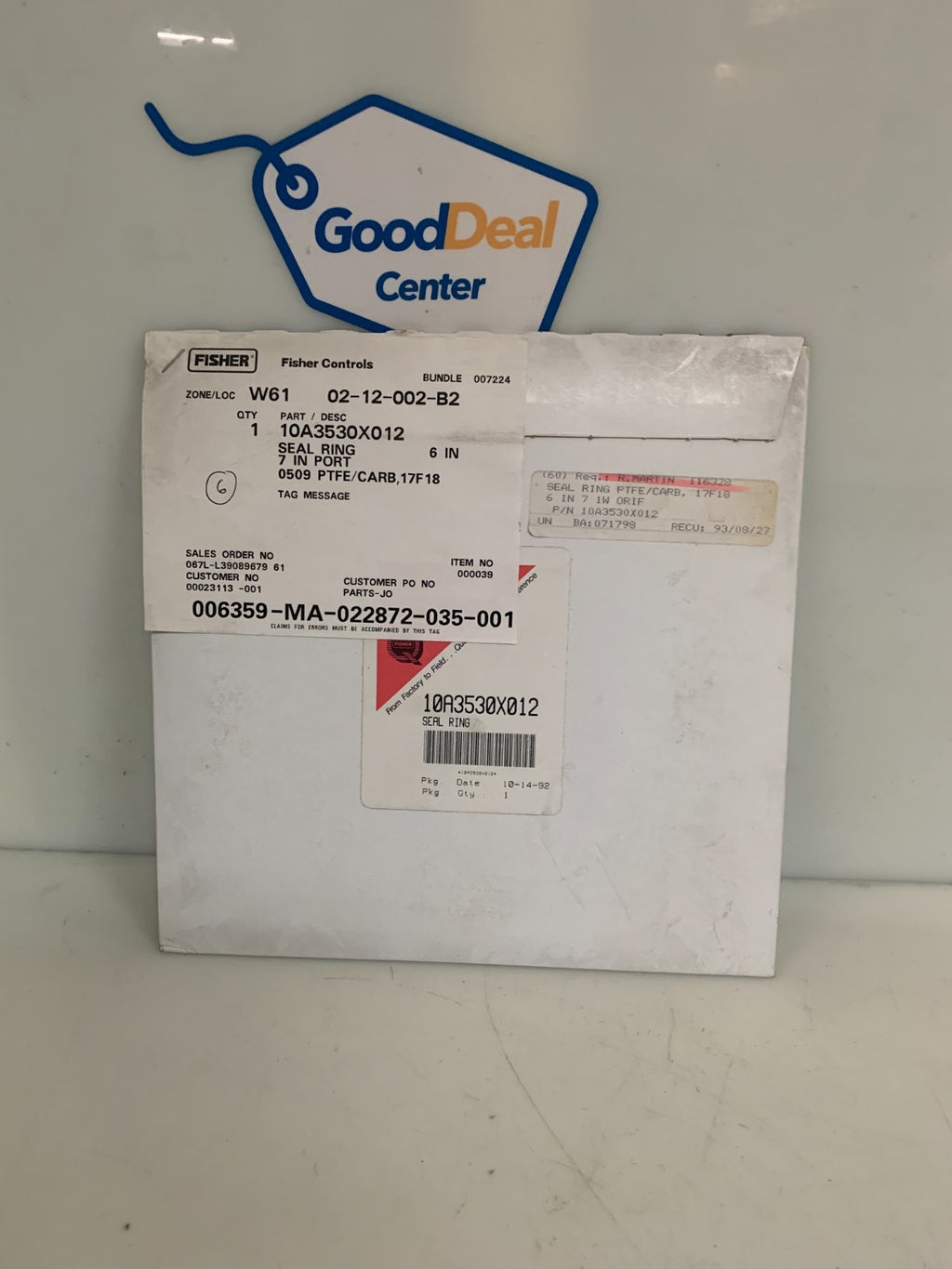 FISHER CONTROLS SEAL RING #10A353OX012