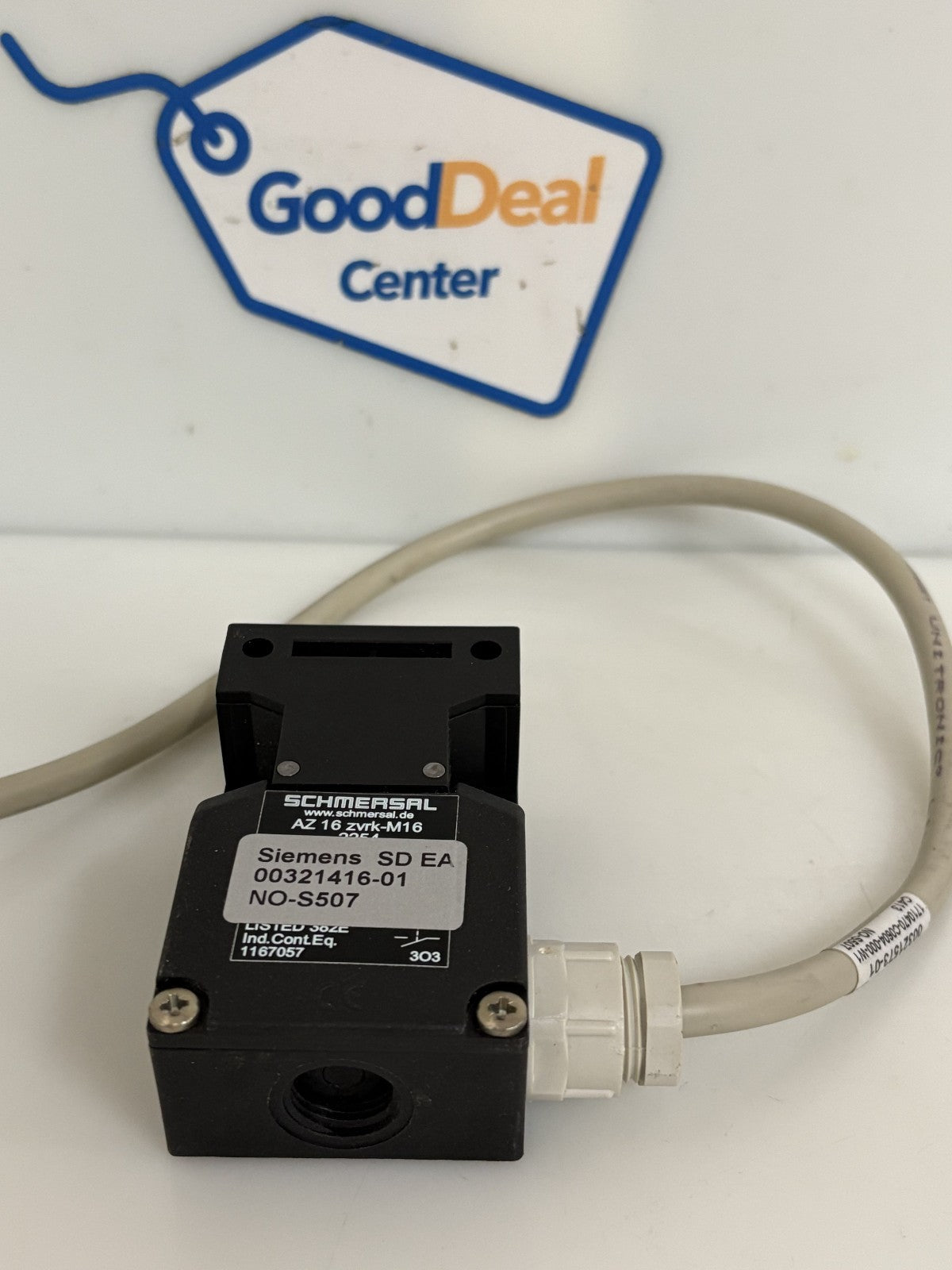 SCHMERSAL SAFETY SWITCH AZ16-ZVRK-M16 SIEMENS 00321416-010