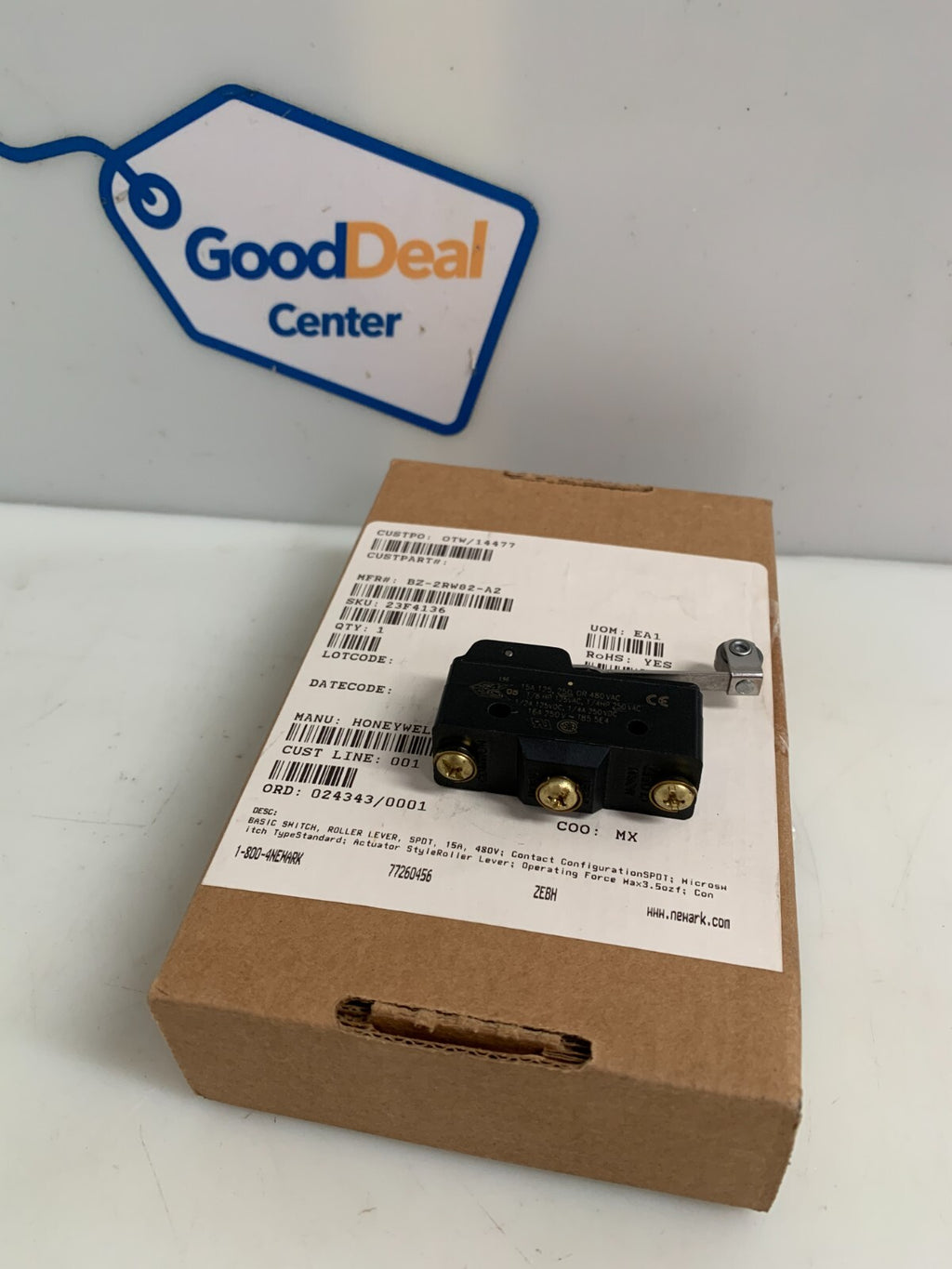 HONEYWELL MICRO SWITCH BZ-2RW82LG
