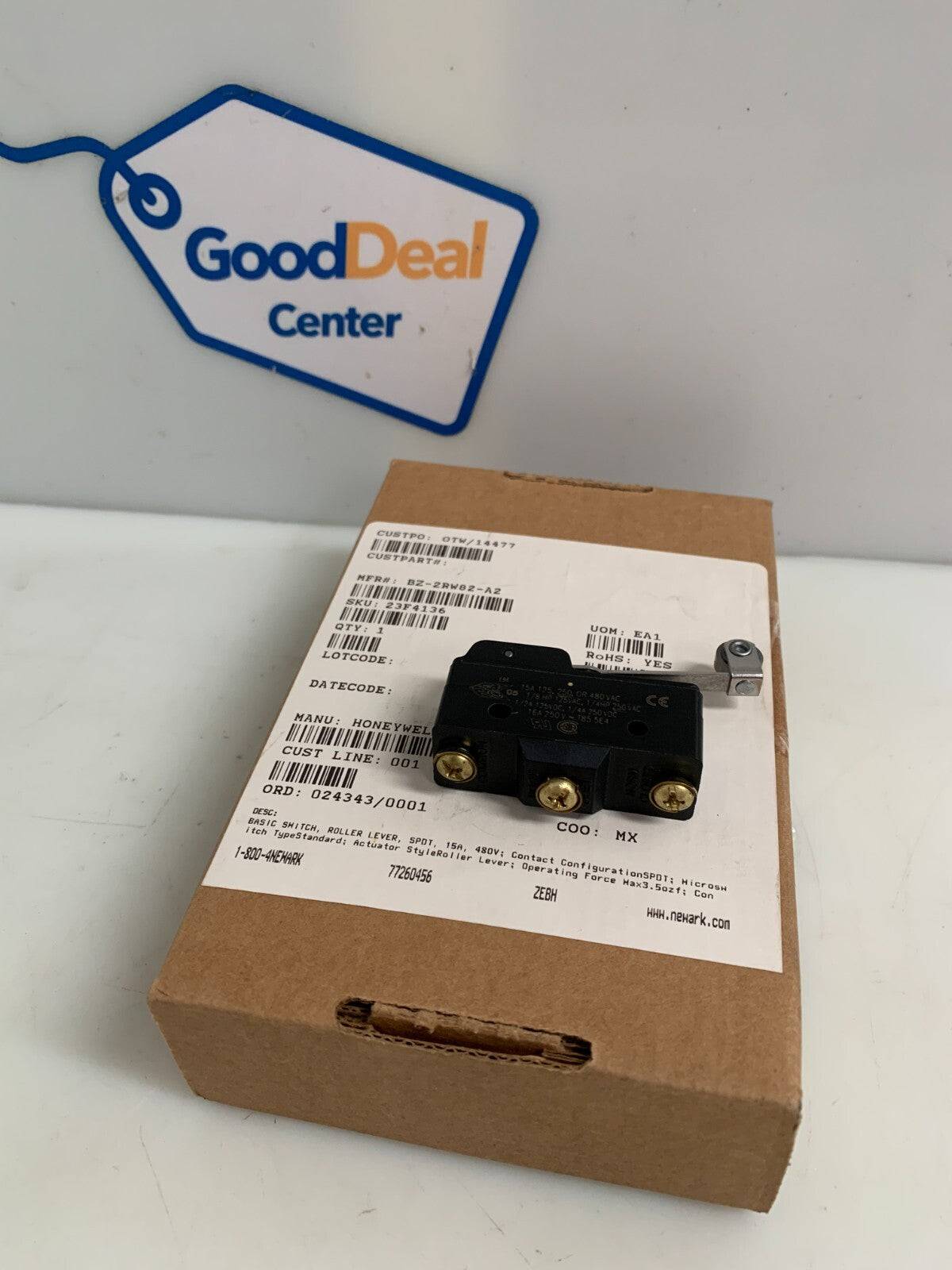 HONEYWELL MICRO SWITCH BZ-2RW82LG