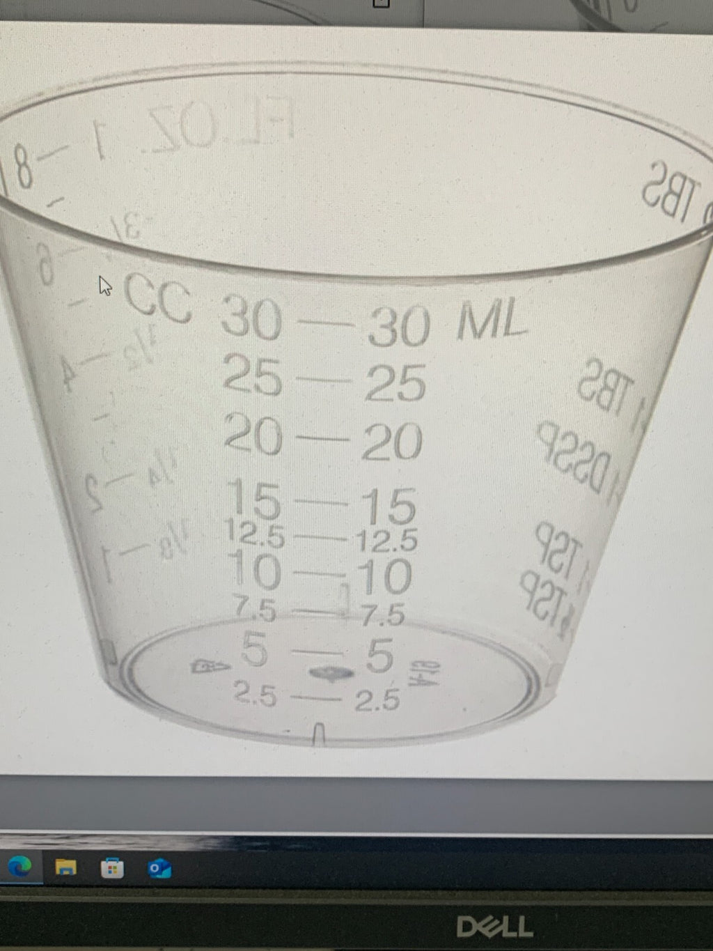 Medline 30ML Graduate Medecine Cup Case of 5000 DYND80000