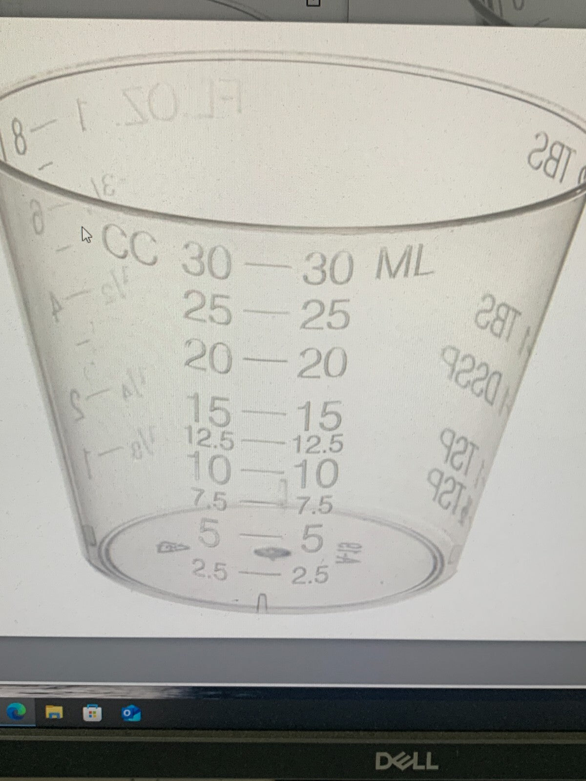 Medline 30ML Graduate Medecine Cup Case of 5000 DYND80000