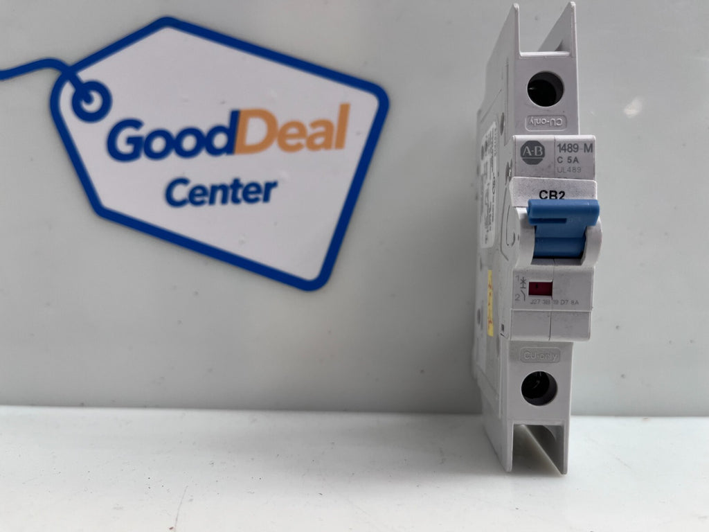 Lot of 2 Allen Bradley 1489-M C5A Circuit Breaker E1978781