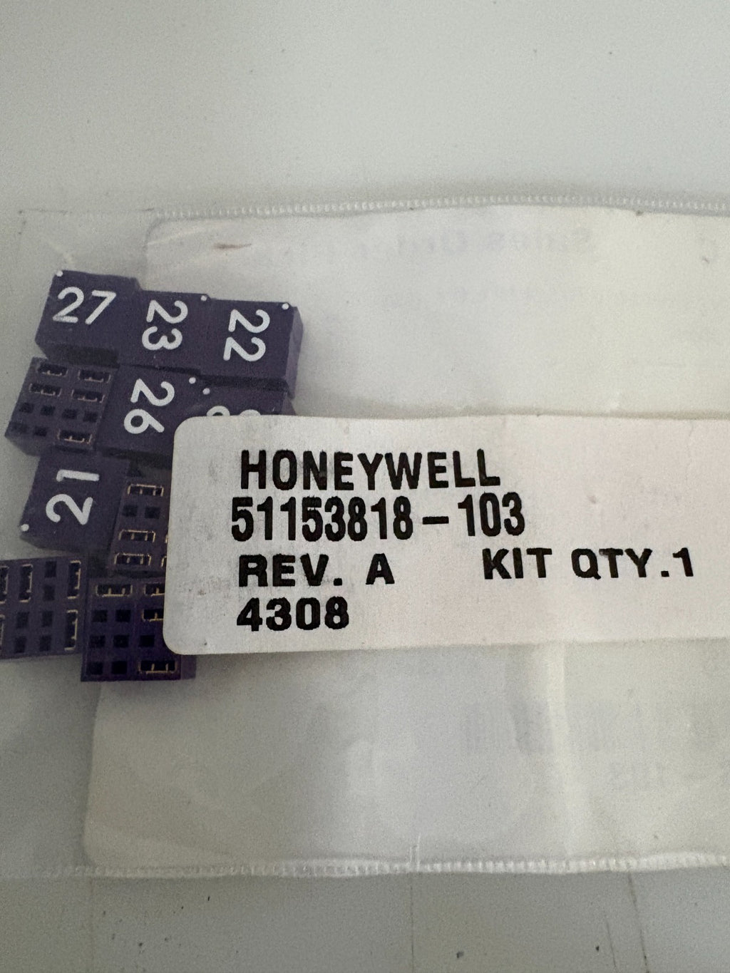 HONEYWELL PURPLE JUMPER KIT 51153818-1031