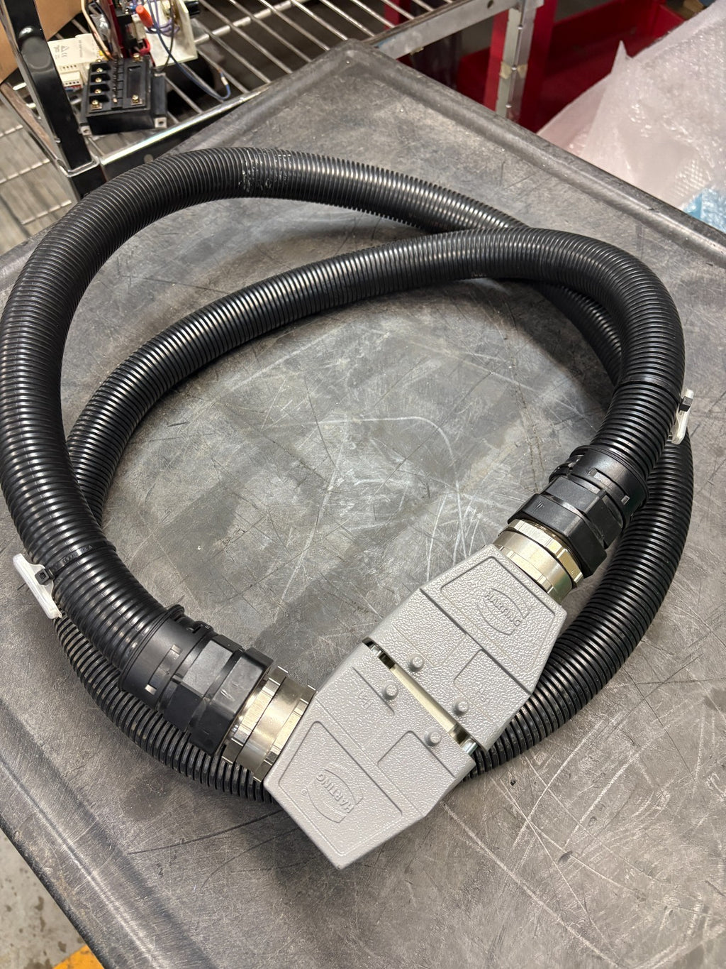 HARTING PC-GF20 7 CABLE PC-GF20 42 PIN FEMALE AND MALE CONNECTOR0