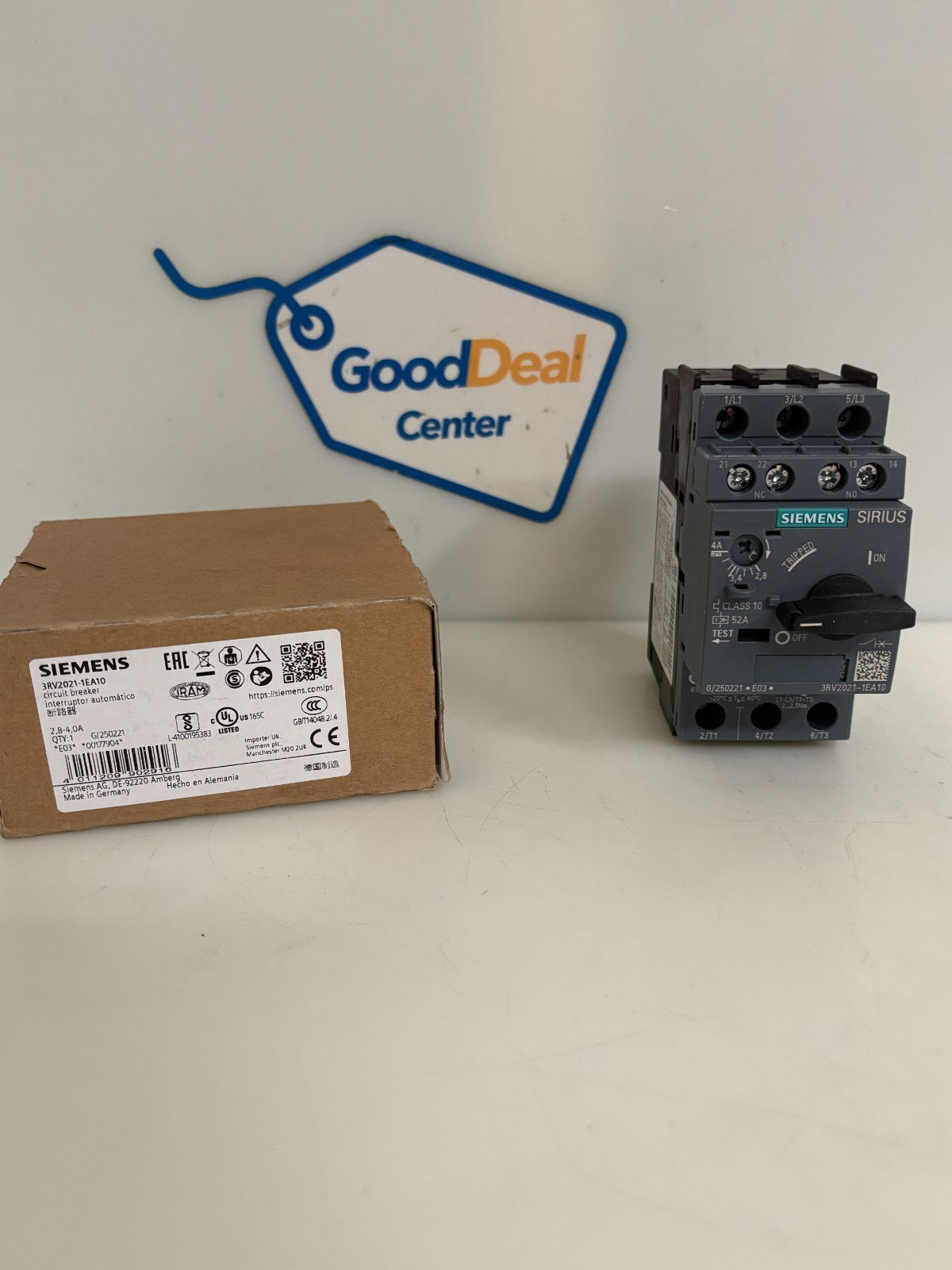 SIEMENS CIRCUIT BREAKER 3RV2021-1EA10