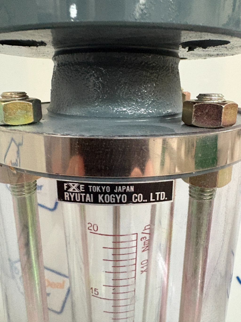 RYUTAI KOGYO CO GAS FLOW METER 1550MMAQ #OR6741