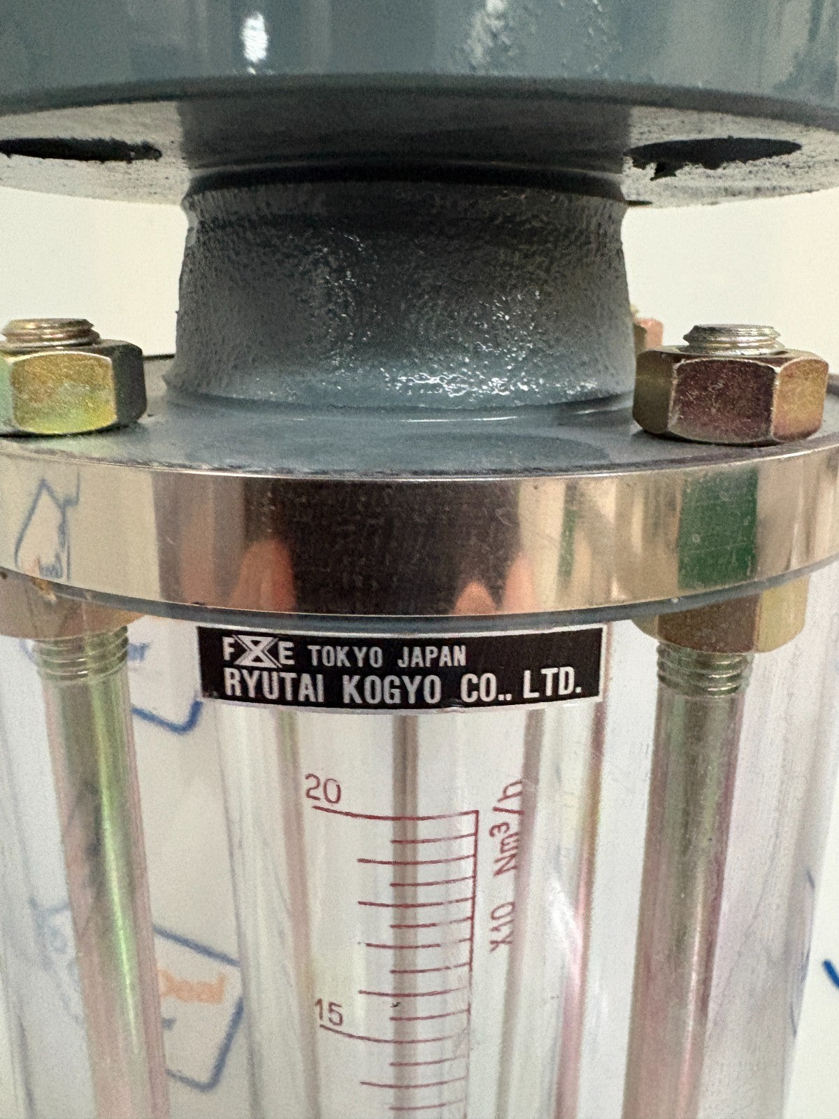 RYUTAI KOGYO CO GAS FLOW METER 1550MMAQ #OR6741