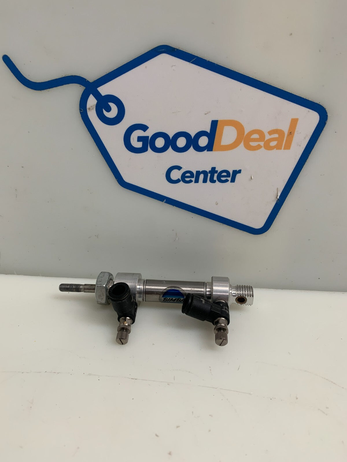 BIMBA   Mini Pneumatic Cylinder   010.5-DPY-00MC   w/2x Adjustable Fitting