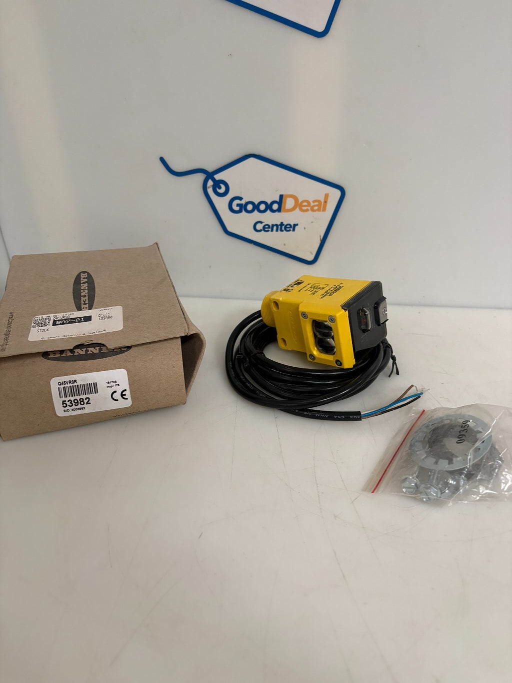 BANNER OPPOSED PHOTOELECTRIC SENSOR Q45VR3R #53982 0