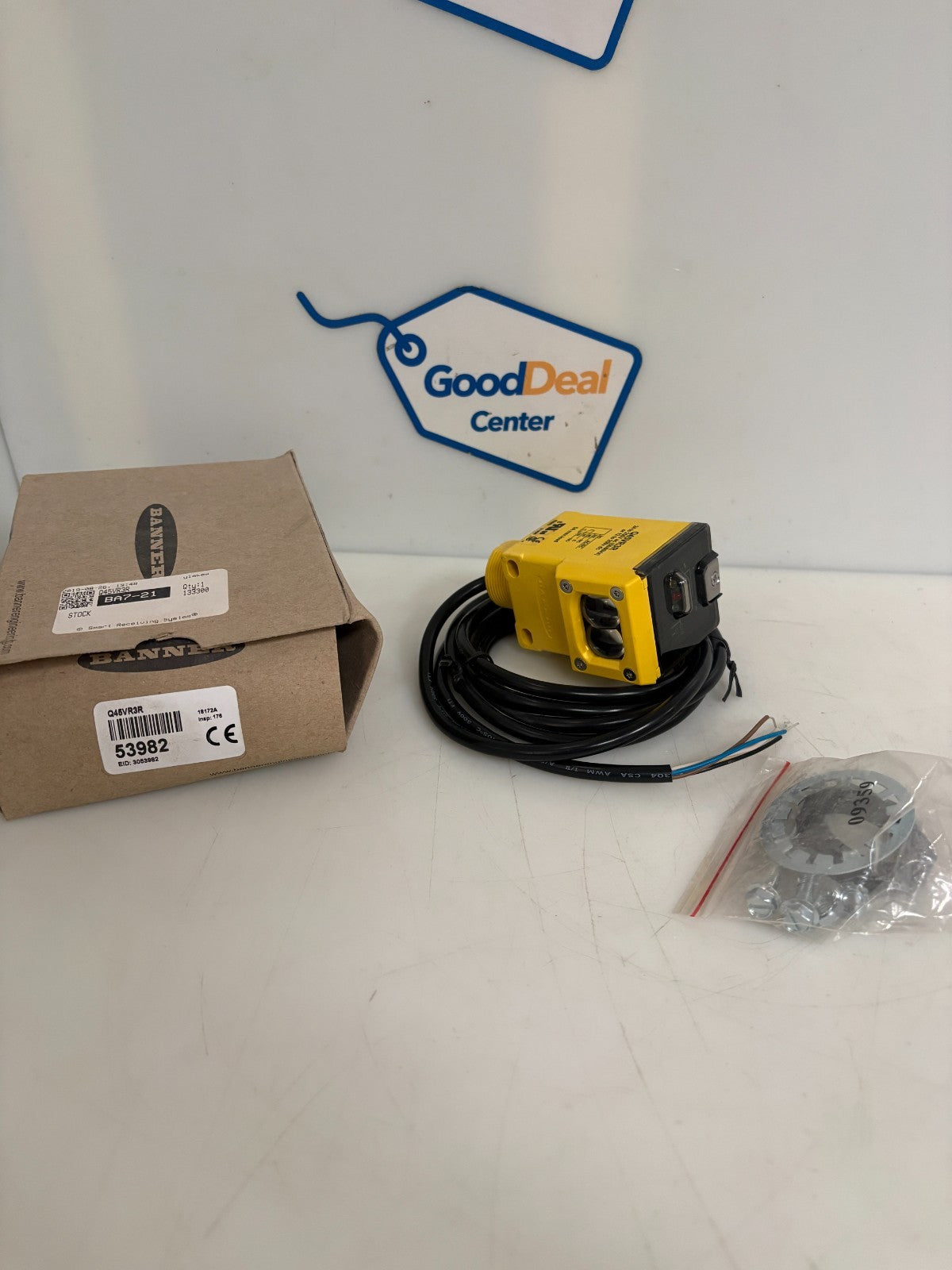 BANNER OPPOSED PHOTOELECTRIC SENSOR Q45VR3R #53982 0