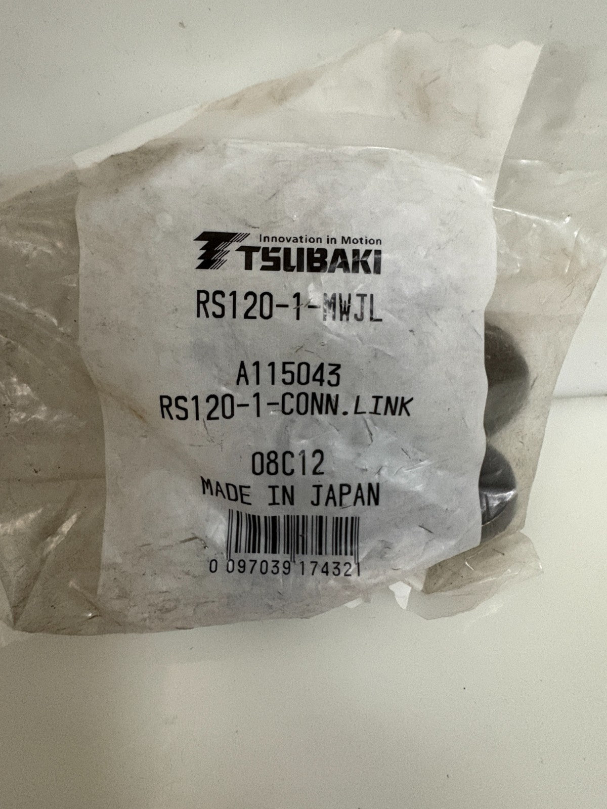 TSUBAKI CONNECTING LINK RS120-1-MWJL