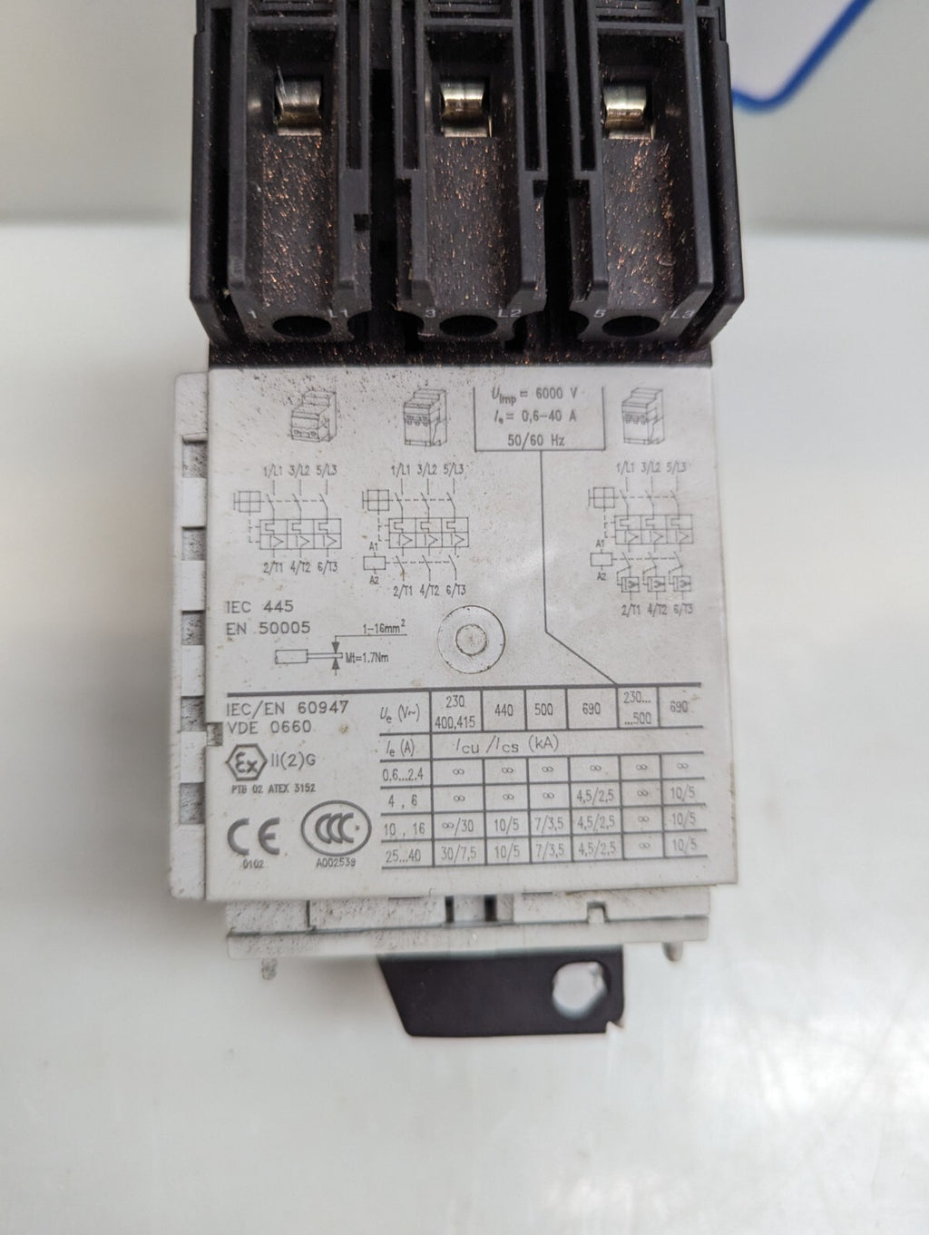 MOELLER ZM-40-PKZ2 Motor starter