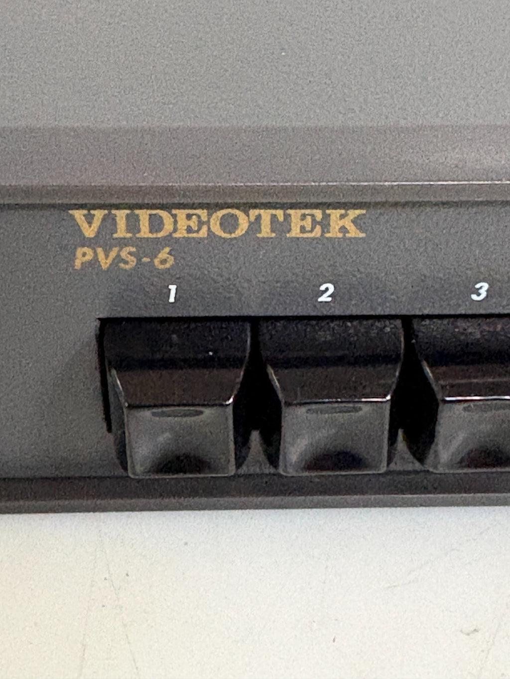 VIDEOTEK 6X1 PASSIVE VIDEO SWITCHERS PVS-62