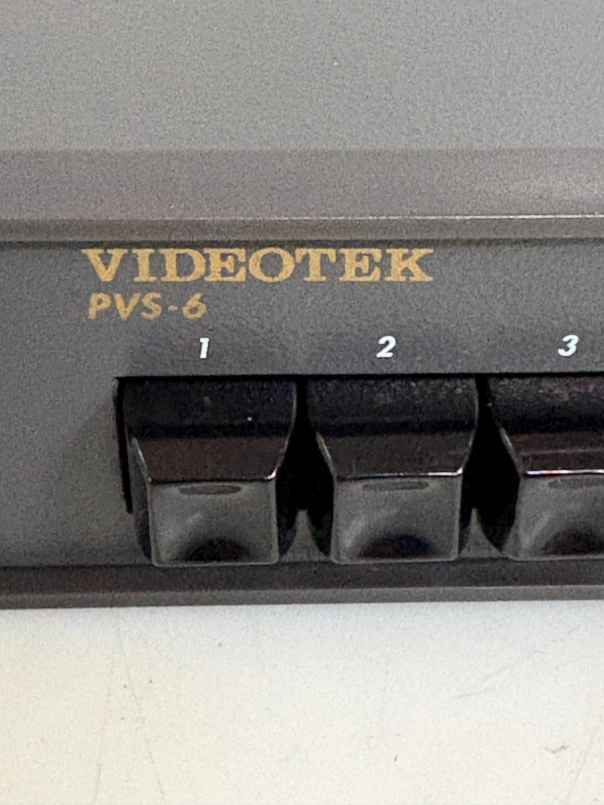 VIDEOTEK 6X1 PASSIVE VIDEO SWITCHERS PVS-62