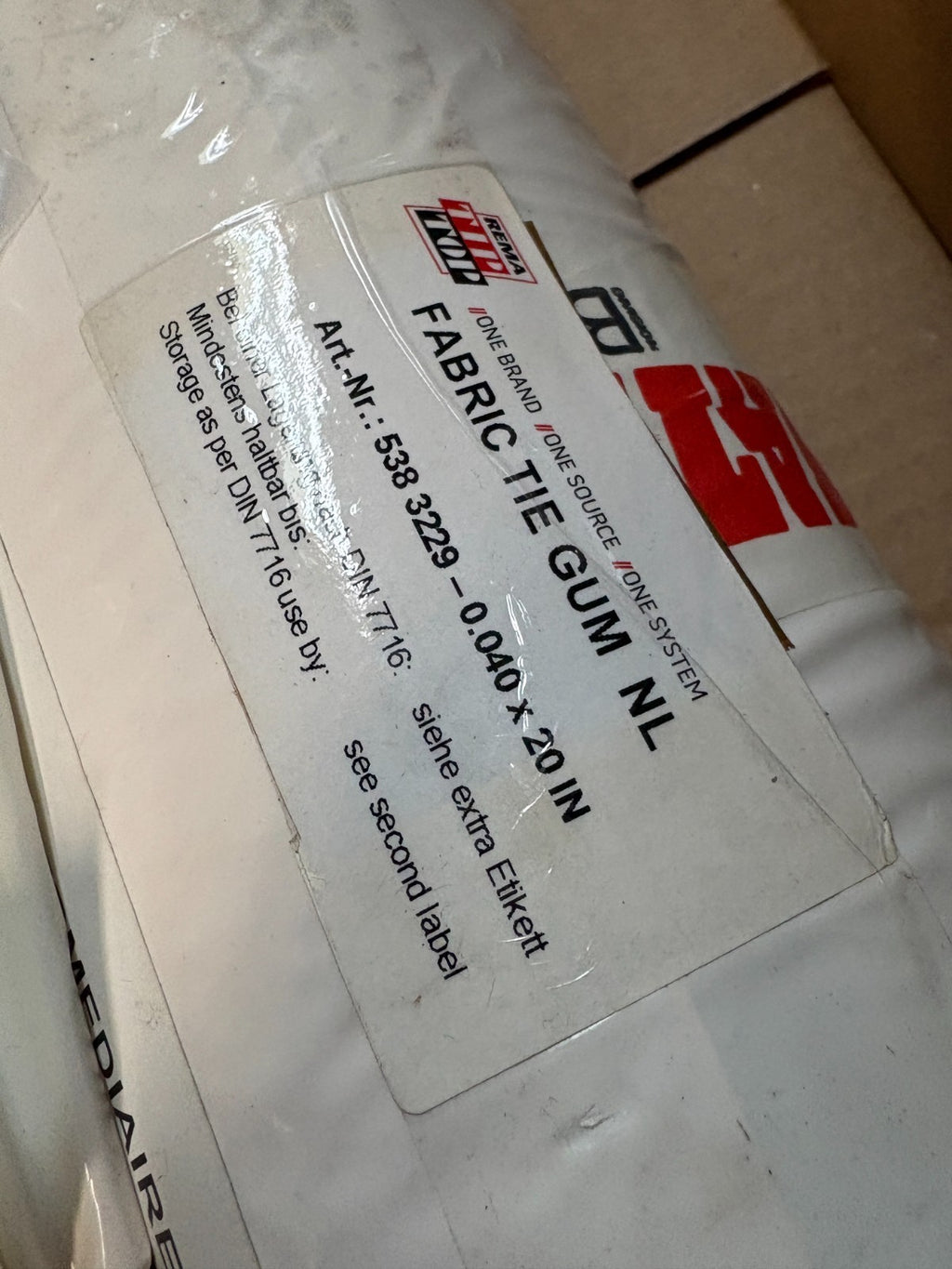 REMATECH BREMO HOT SPLICING KIT CONVEYOR BELT 1219 EP 1000/3 14 + 4 (ICI)6