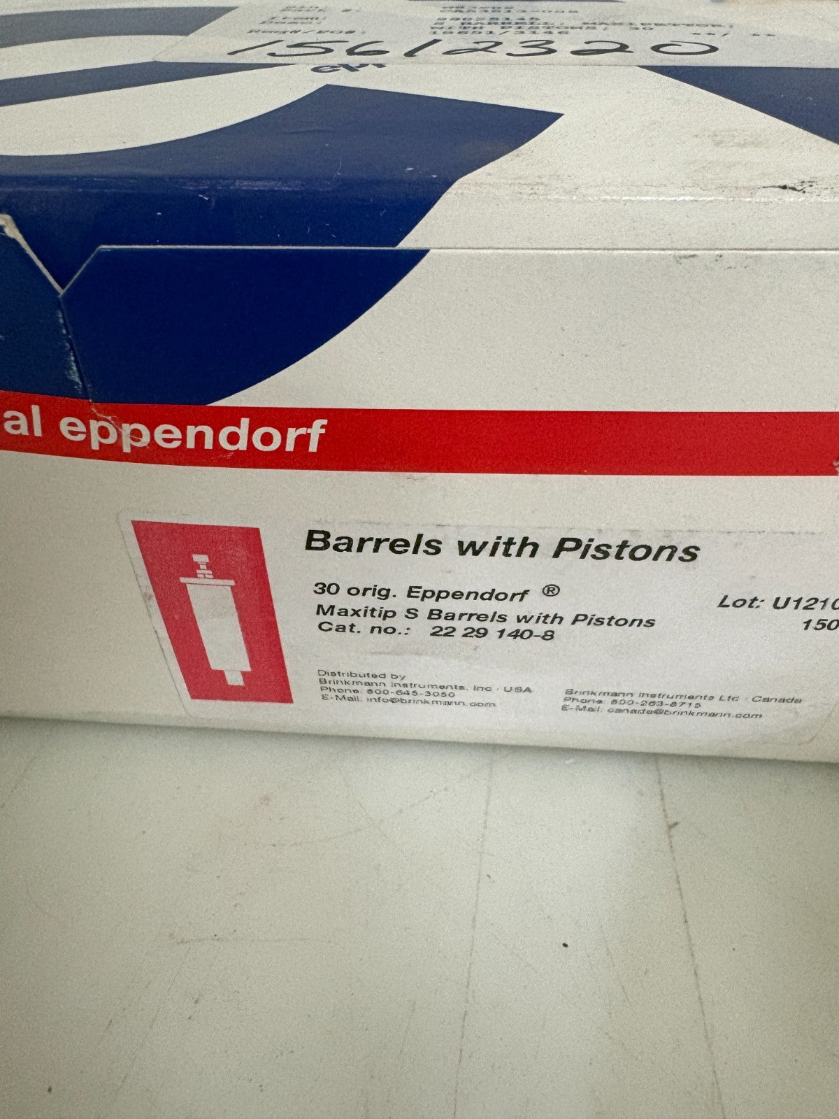 EPPENDORF BARRELS WITH PISTONS #22 29 140-B 30 PER BOX2