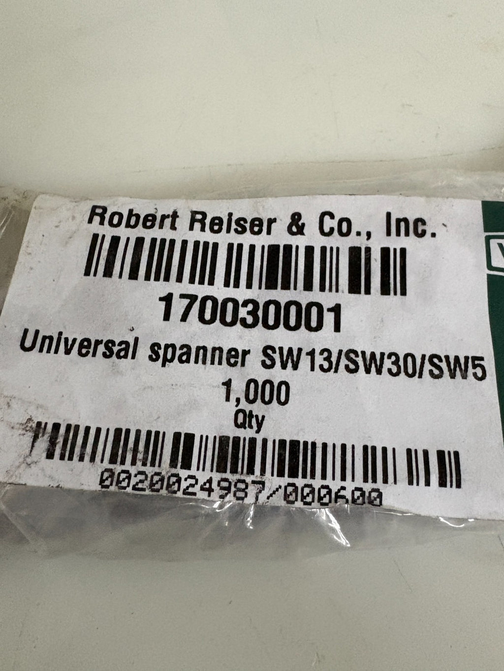 ROBERT REISER VEMAG UNIVERSAL SPANNER 1700300011