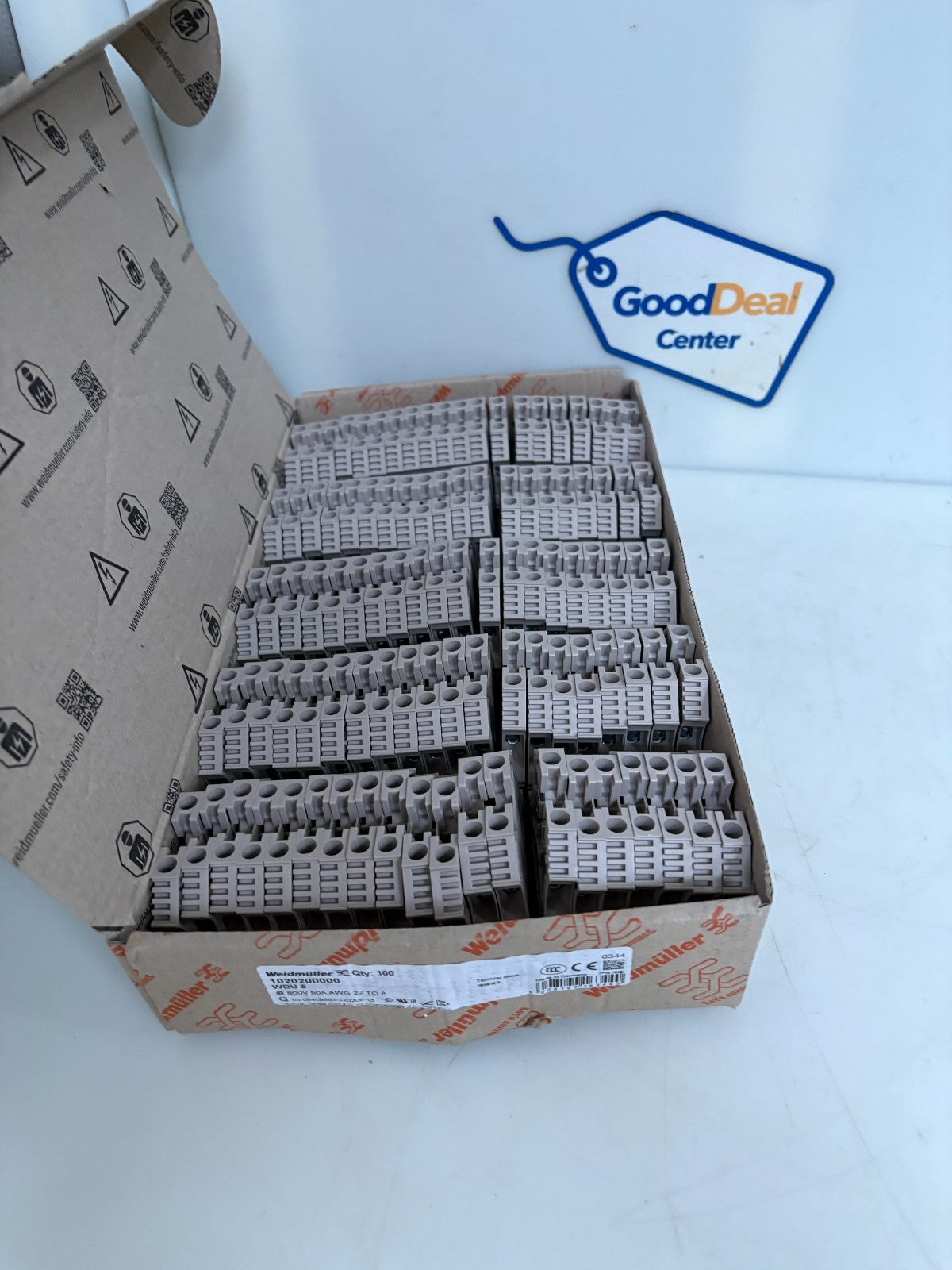 WEIDMULLER TERMINAL BLOCK #1020200000 100 PER BOX3