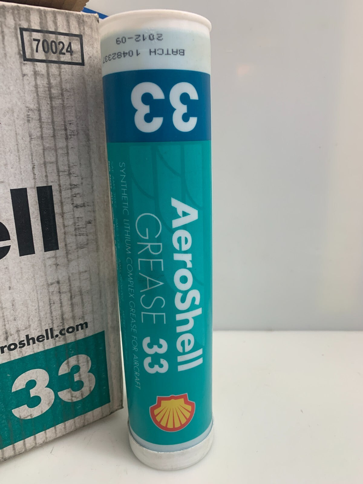 Case of 10 tubes of Aviation Grease Aero Shell 33 BMS3-33B1
