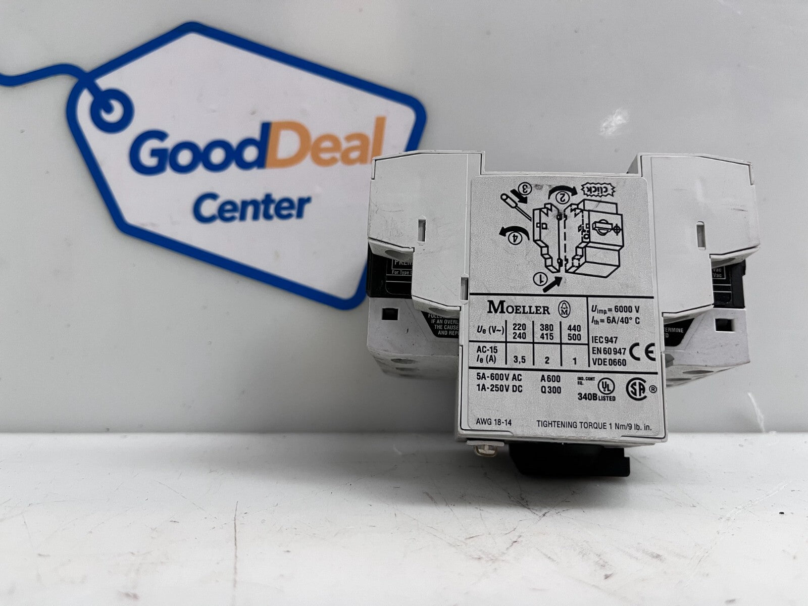 EATON MOELLER PKZM0-1 Motor Protective Circuit Breaker (Lot of 2)