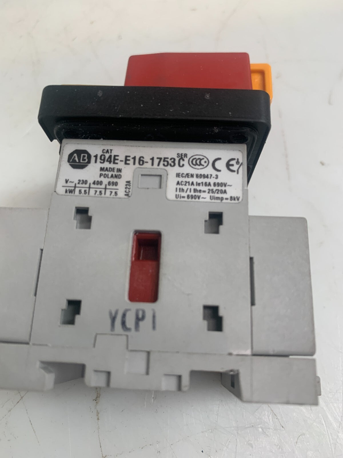 Allen Bradley Loadswitch 194E-E16-1753 Ser C